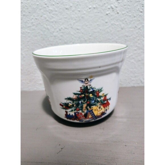 Kronester Bavaria West Germany Christmas Tree Bowl Planter  4.75x5.5” High - Picture 12 of 14